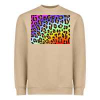 Mushroom leopard background rainbow 3200x2400 Heavyweight Sweatshirt - AdoDesignShop