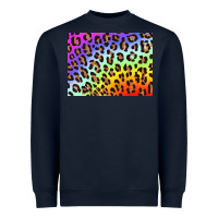 Navy leopard background rainbow 3200x2400 Heavyweight Sweatshirt - AdoDesignShop