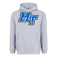 Heather Grey middle tennessee mt logomark Heavyweight Hoodie - artisFamous