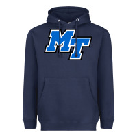 Navy middle tennessee mt logomark Heavyweight Hoodie - artisFamous