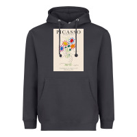 Smoke pablo picasso   bouquet of peace Heavyweight Hoodie - artisFamous
