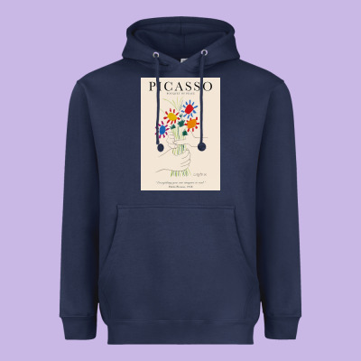 Pablo Picasso   Bouquet Of Peace Heavyweight Hoodie Designed By Artisfamous
