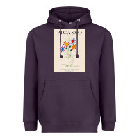 Plum pablo picasso   bouquet of peace Heavyweight Hoodie - artisFamous