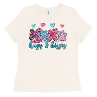 Bone xoxo hugs and kisses paws olivia Ladies Tee - OliviaCreatesArt