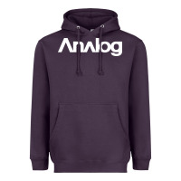 Plum analog Heavyweight Hoodie - artisFamous