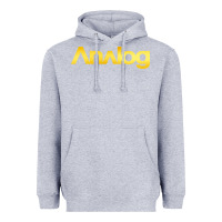 Heather Grey analog Heavyweight Hoodie - artisFamous