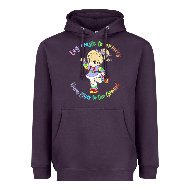 Rainbow Brite Badass   Rainbow Brite Heavyweight Hoodie by artisFamous | Teevron
