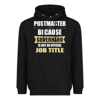 Black gift for superhero postmaster Heavyweight Hoodie - artisFamous