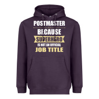 Plum gift for superhero postmaster Heavyweight Hoodie - artisFamous