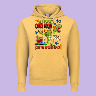 Ready To Crush Preschool Vintage Hoodie Designed By Bundleandbundleshop