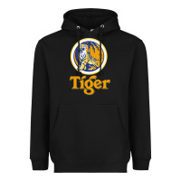 Black The Tiger Heavyweight Hoodie - artisFamous