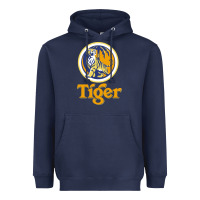 Navy The Tiger Heavyweight Hoodie - artisFamous