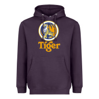Plum The Tiger Heavyweight Hoodie - artisFamous