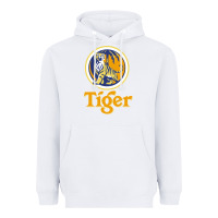 White The Tiger Heavyweight Hoodie - artisFamous
