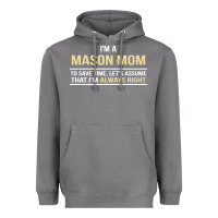 Storm i'm a mason mom, i'm always right. mother's day gift Heavyweight Hoodie - artisFamous
