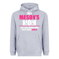 Heather Grey i'm a mason's  mom just like a normal mom Heavyweight Hoodie - artisFamous