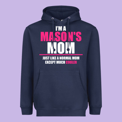 I'm A Mason's  Mom Just Like A Normal Mom Heavyweight Hoodie Designed By Artisfamous
