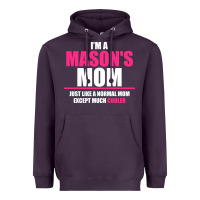 Plum i'm a mason's  mom just like a normal mom Heavyweight Hoodie - artisFamous