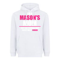 White i'm a mason's  mom just like a normal mom Heavyweight Hoodie - artisFamous