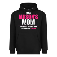 Black i'm a mason's  mom just like a normal mom Heavyweight Hoodie - artisFamous