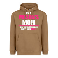 Toasted Coconut i'm a mason's  mom just like a normal mom Heavyweight Hoodie - artisFamous