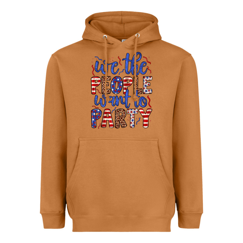 We The People Want To Party Heavyweight Hoodie by JahusDesignShop | Teevron