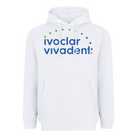 White ivoclar vivadent Heavyweight Hoodie - artisFamous