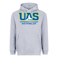 Heather Grey Alaska Southeast Gift Heavyweight Hoodie - artisFamous