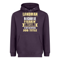 Plum landman because freakin' awesome isn't a job title Heavyweight Hoodie - artisFamous