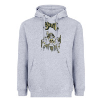 Heather Grey ghost new Heavyweight Hoodie - artisFamous