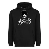 Black the adicts Heavyweight Hoodie - artisFamous