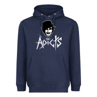 Navy the adicts Heavyweight Hoodie - artisFamous