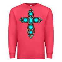 Cardinal gemstone leopard cross Premium Sweatshirt - JahusDesignShop