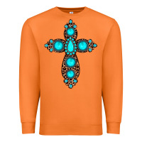 Carrot gemstone leopard cross Premium Sweatshirt - JahusDesignShop