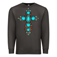 Smoke gemstone leopard cross Premium Sweatshirt - JahusDesignShop