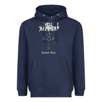 Navy hell hammer Heavyweight Hoodie - artisFamous
