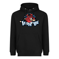 Black The Icehogs, Rockford Heavyweight Hoodie - artisFamous