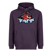 Plum The Icehogs, Rockford Heavyweight Hoodie - artisFamous
