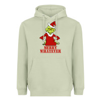 Matcha Merry Whatever Grinch Heavyweight Hoodie - artisFamous