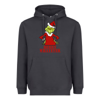 Smoke Merry Whatever Grinch Heavyweight Hoodie - artisFamous