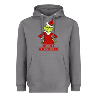 Storm Merry Whatever Grinch Heavyweight Hoodie - artisFamous
