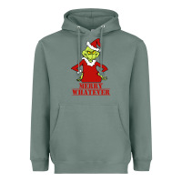Sage Merry Whatever Grinch Heavyweight Hoodie - artisFamous