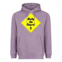 Lavender baby on board Heavyweight Hoodie - artisFamous