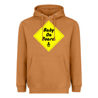 Meerkat baby on board Heavyweight Hoodie - artisFamous