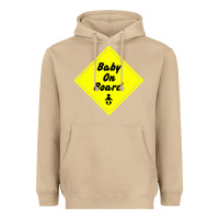 Mushroom baby on board Heavyweight Hoodie - artisFamous
