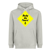 Moon Dust baby on board Heavyweight Hoodie - artisFamous