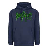 Navy dying fetus 5 Heavyweight Hoodie - artisFamous