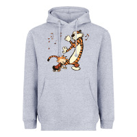 Heather Grey calvin dance party Heavyweight Hoodie - artisFamous