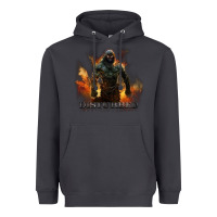 Smoke disturbed 8 Heavyweight Hoodie - artisFamous