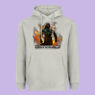 Disturbed 8 Heavyweight Hoodie Designed By Artisfamous